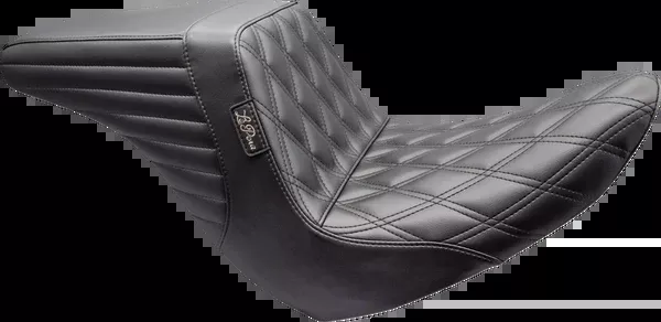 Le Pera Kickflip Up Front Seat – Double Diamond – Black – FL/FX ’18-’24