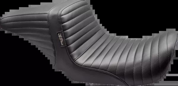 Le Pera Kickflip Up Front Seat – Pleated – Black – Dyna ’06-’17