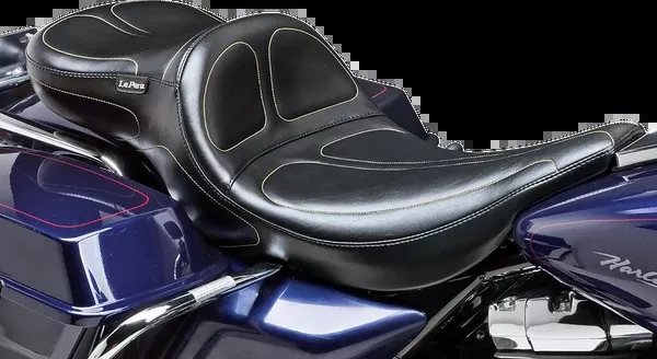 Le Pera Maverick Daddy Long Legs Seat – Black – Stitched – FLHR ’02-’07