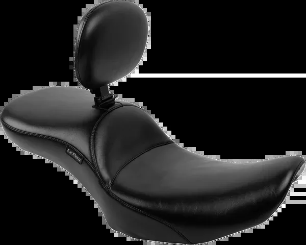 Le Pera Maverick Daddy Long Legs Seat – With Backrest – Smooth – FLH/FLT ’23-’25