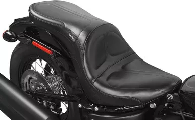 Le Pera Maverick Seat Without Backrest Stitched Black FL ’18-’22 – LY-910