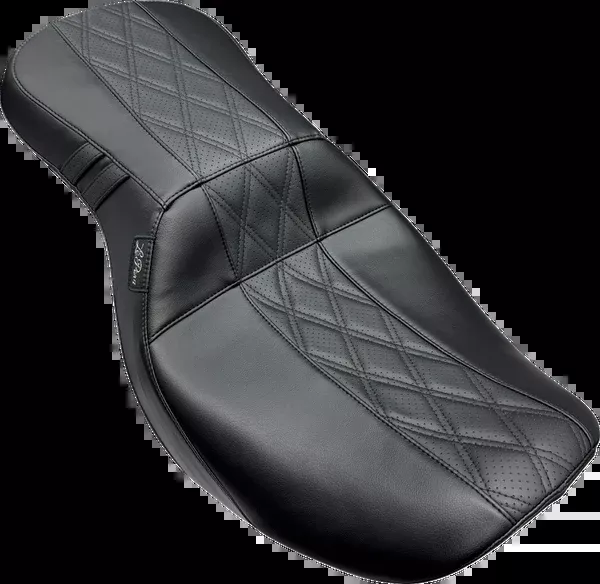 Le Pera Outcast 2-Up Seat – Without Backrest – GT2 Inlay – FLH/FLT ’23-’25