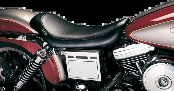 Le Pera Silhouette Solo Seat - Smooth - Black - FXDWG '96-'03