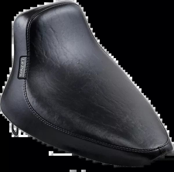 Le Pera Silhouette Solo Seat - Smooth - Black - Softail '84-'99