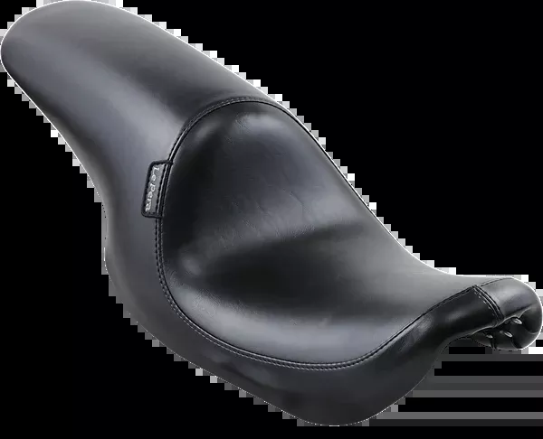 Le Pera Silhouette Up-Front Seat - Full-Length - Smooth - Black - FXD '96-'03