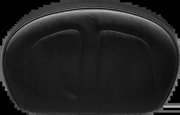 Le Pera Sissy Bar Pad - Medium - Maverick - Shiny Black