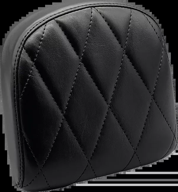 Le Pera Sissy Bar Pad – Small – Diamond – Shiny Black
