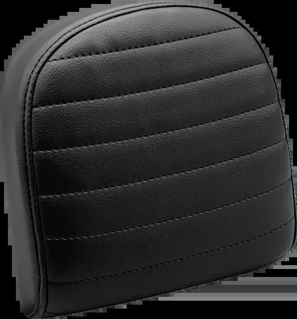 Le Pera Sissy Bar Pad - Small - Pleated - Dull Black