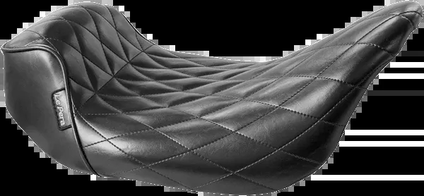 Le Pera Sprocket Solo Seat – Diamond – Black – FL ’08-’23