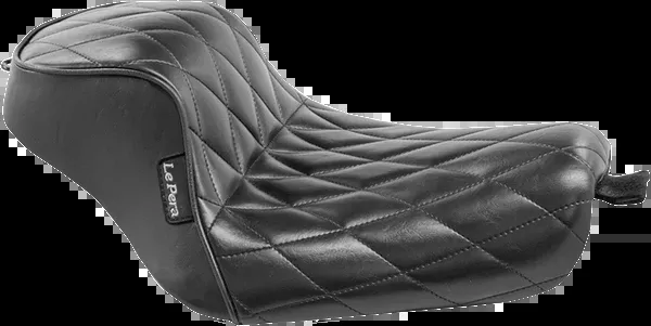 Le Pera Sprocket Solo Seat – Diamond – Black – XL ’04-’23