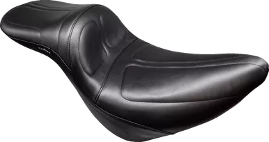Le Pera Tailwhip Daddy Long Legs Low Rider Seat - Maverick Stitch - Black - FL/FX '18-'25