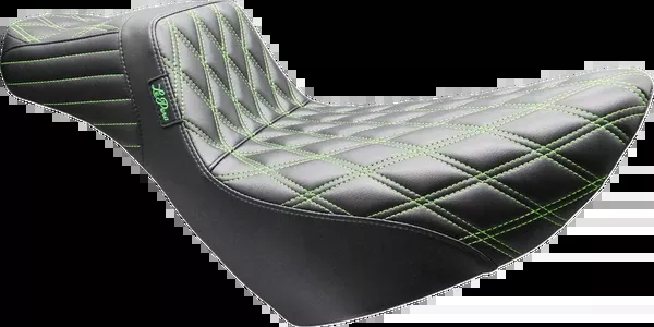 Le Pera Tailwhip Daddy Long Legs Seat – Double Diamond – Green Stitch – FL/FX ’18-’26