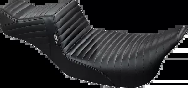 Le Pera Tailwhip Daddy Long Legs Seat - Pleated - Black - Touring '08-'23