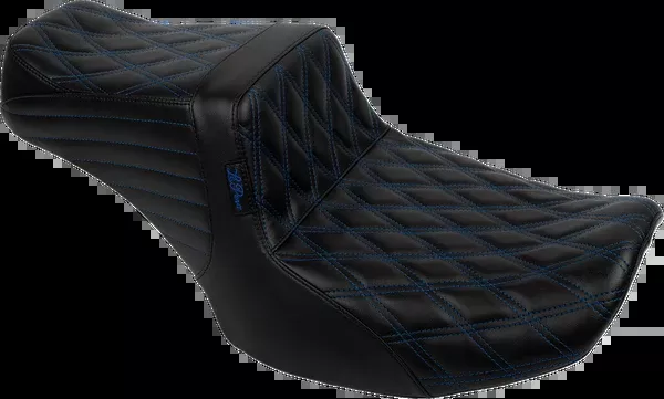 Le Pera Tailwhip Seat – Blue Double Diamond Stitch – FLH/FLT -’23-’25