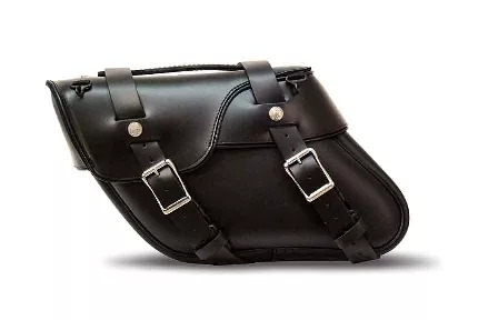 Leatherworks Angle Split Lid Throwover Saddlebags