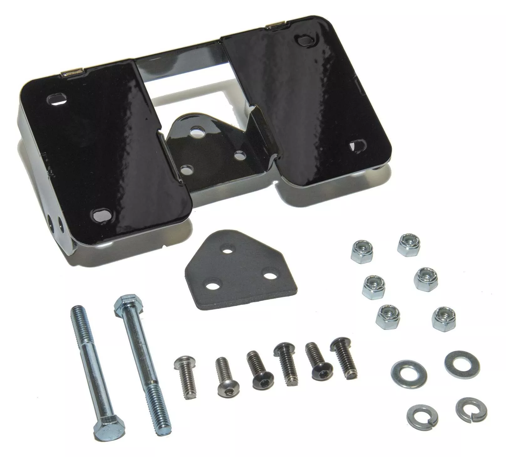 Leatherworks Lay Down License Plate Mount With Turn Signal Relocation Kit For Harley FXLR 2018-2026