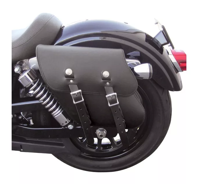 Leatherworks Left Side Solo Saddlebag For Harley Dyna 2006-2015