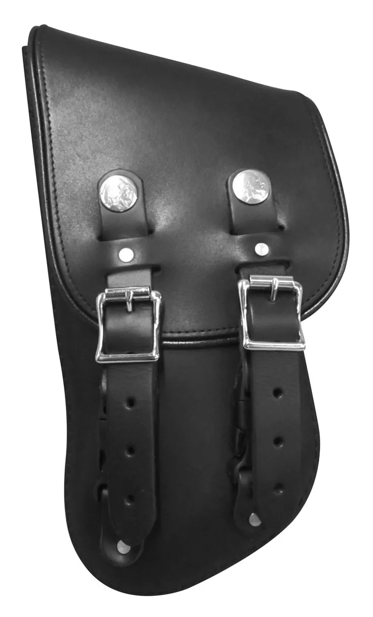 Leatherworks Side Mount Swingarm Bag For Harley Softail 1984-2014