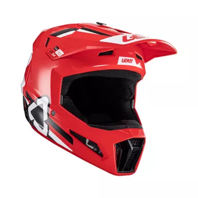 Leatt Moto 3.5 Jr V24 Red Helmet