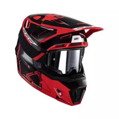 Leatt Moto 7.5 V24 Red Helmet Kit