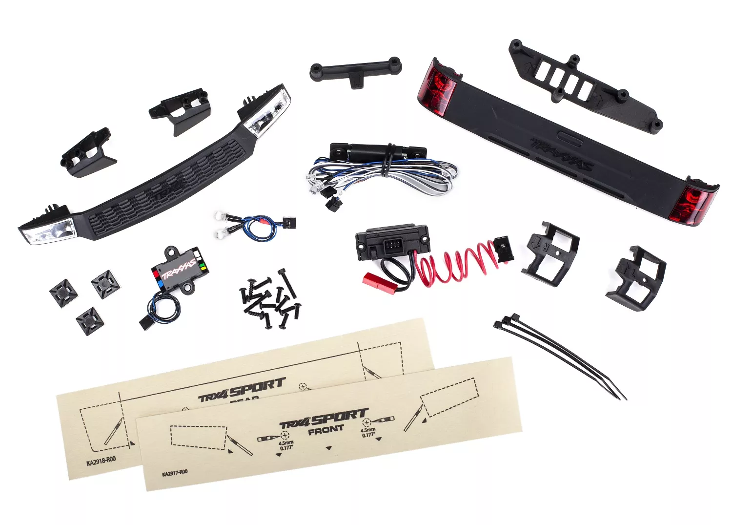 LED Light Set, Complete w/ Power Supply (Contains Headlights, Tail Lights, & Distribution Block) (Fits #8111 or #8112 Body)