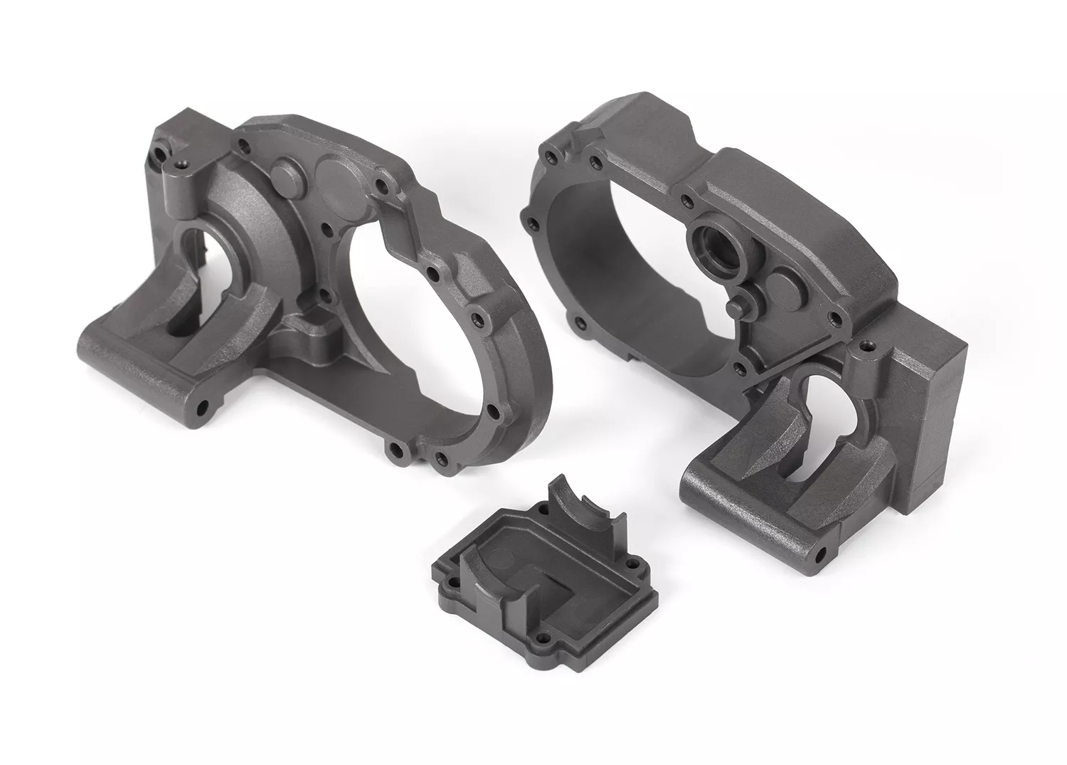 Left & Right Gearbox Halves/ Differential Cover (Charcoal Gray)