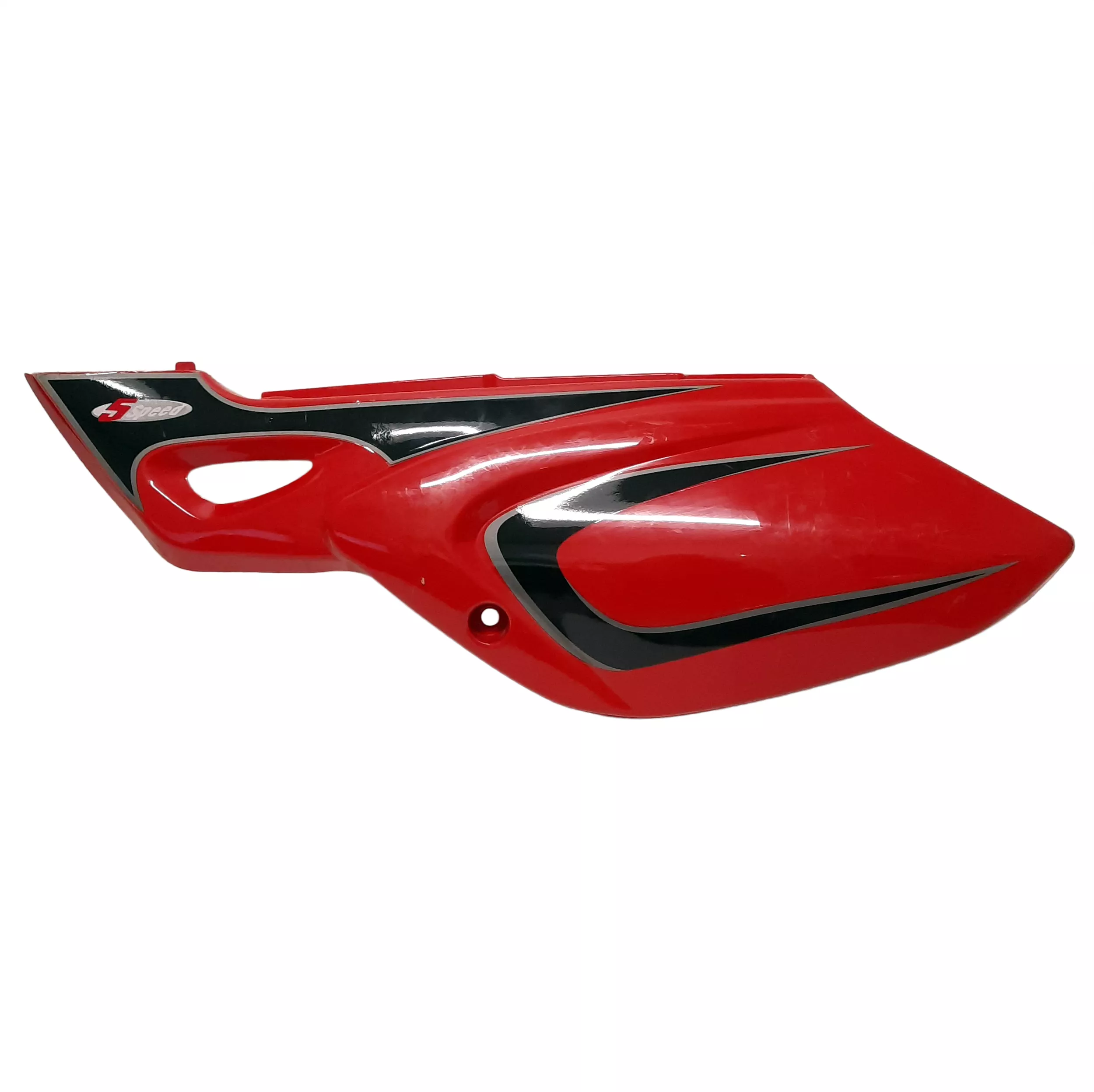 Left Side Cover, Red, for DR125 & DR150 Dirt Bikes