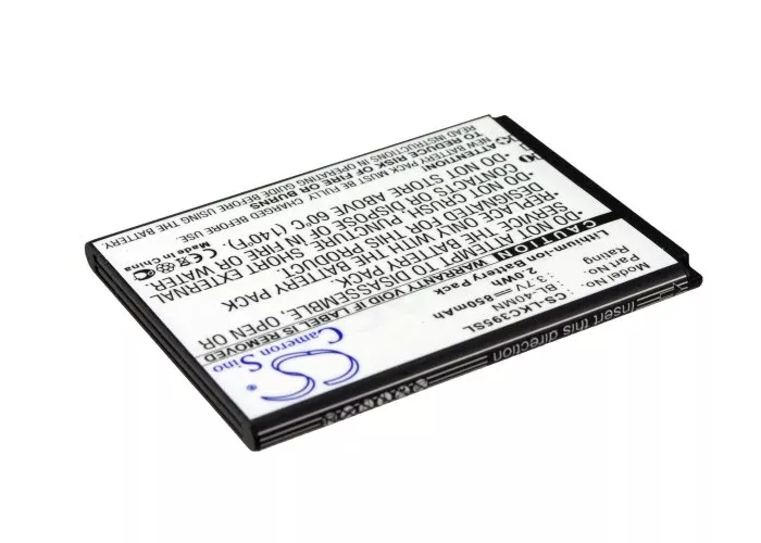LG Xpression C395 Xpression C395C C395C C395 Rumor Reflex LN272 LG272W VN280 Extravert 2 C410 Xpression 2 LN272S Rumo Mobile Phone Replacement Battery