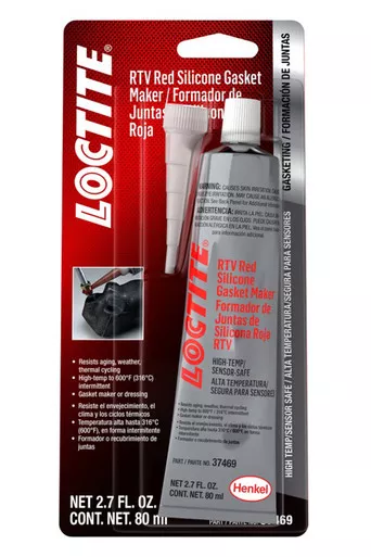 Loctite RTV Red Silicone Sensor Safe 80ml/2.7oz 492001