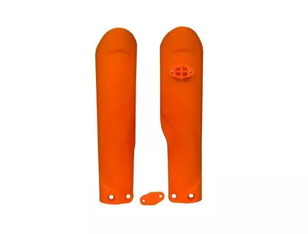 LOWER FORK GUARDS 18-25 KTM85 SX, NEON ORANGE, RTECH R-PSKTMAN0185