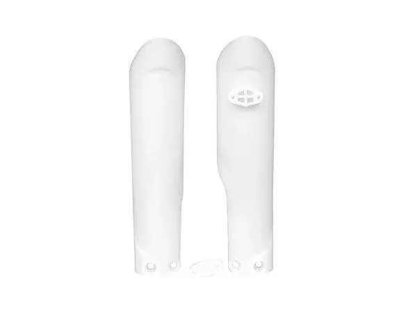 LOWER FORK GUARDS 18-25 KTM85 SX, WHITE, RTECH R-PSKTMBN0185