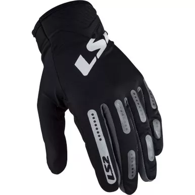LS2 Bend Black Gloves