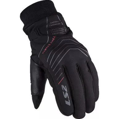 LS2 Civis Women's Touring Black Gloves
