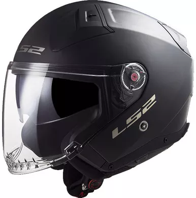 LS2 Infinity II Solid Matte Black Helmet