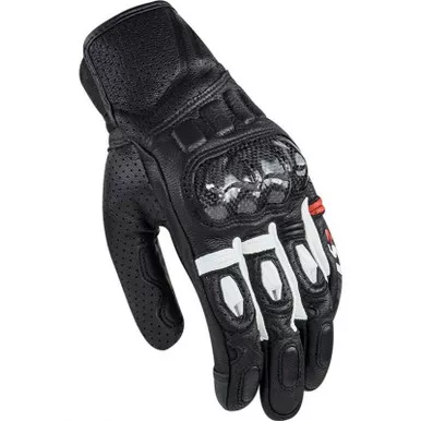 LS2 Spark Sport Black White Glove