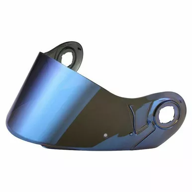 LS2 Strobe Blue Iridium Face Shield
