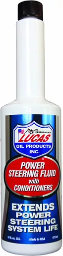 Lucas 10442 Power Steering Fluid with Conditioners 16 Ounce Bottle