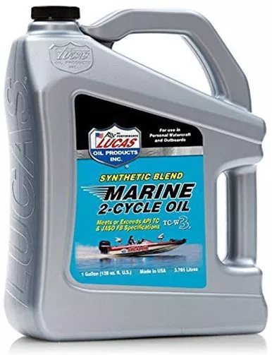 Lucas 10861 Synthetic Blend 2 Cycle TC-W3 Oil, Gallon