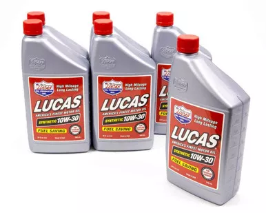 Lucas Oil Synthetic 10w30 Oil Case/6 10050