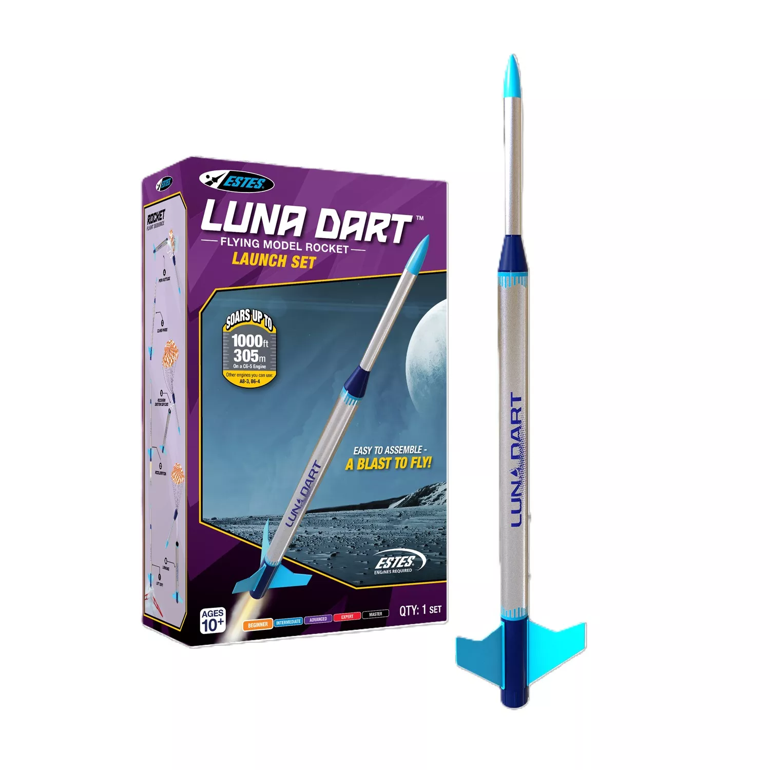 Luna Dart Launch Set Beginner Skill Level