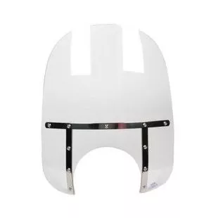 Memphis Shades 13" Fats Clear Windshield w/9" Cutout (MEM3510)