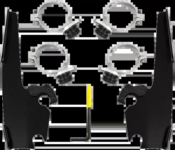 Memphis Shades Batwing – Mounting Kit – Black – FXLR