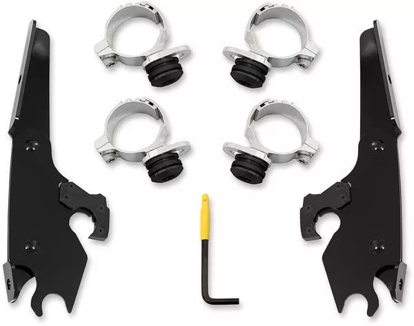 Memphis Shades Batwing Mounting Kit – Black – Scout