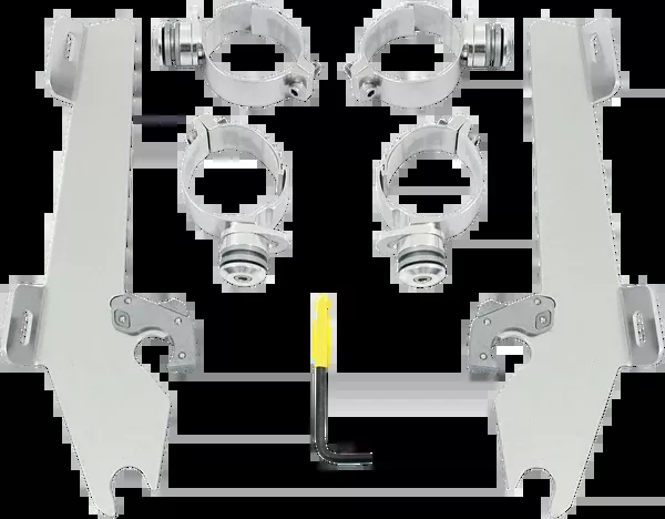 Memphis Shades Batwing Trigger Lock Mounting Kit – M50 – Polished