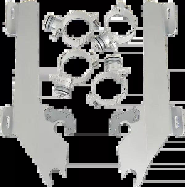 Memphis Shades Batwing Trigger Lock Mounting Kit – Raider – Polished