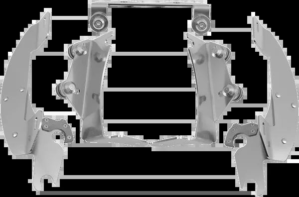Memphis Shades Batwing Trigger Lock Mounting Kit – VN 900C – Polished
