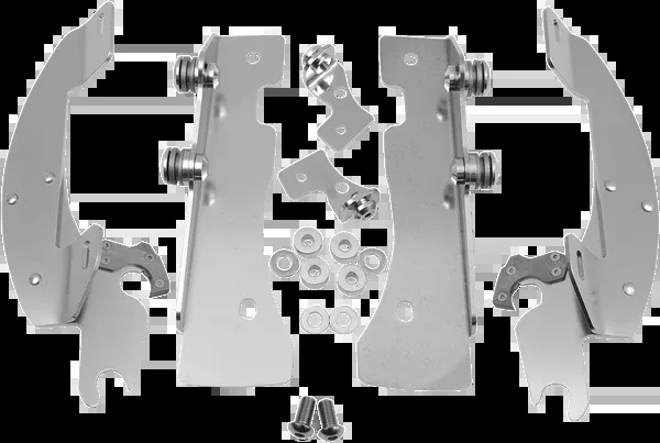 Memphis Shades Batwing Trigger Lock Mounting Kit – XV 1600/1700 – Polished