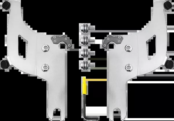 Memphis Shades Bullet Mounting Kit - Polished - FLHRS/XS