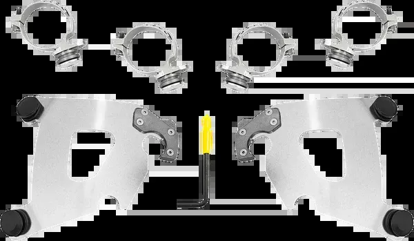 Memphis Shades Cafe Mounting Kit – Polished – XL1200X