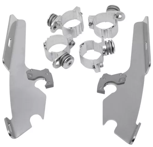 Memphis Shades Fats/Slim/Fairing Trigger-Lock Polished Mounting Kit (MEM8973)